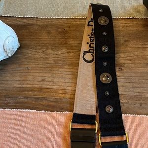 Reproduction of Christian Dior Canvas Boho Shoulder Strap